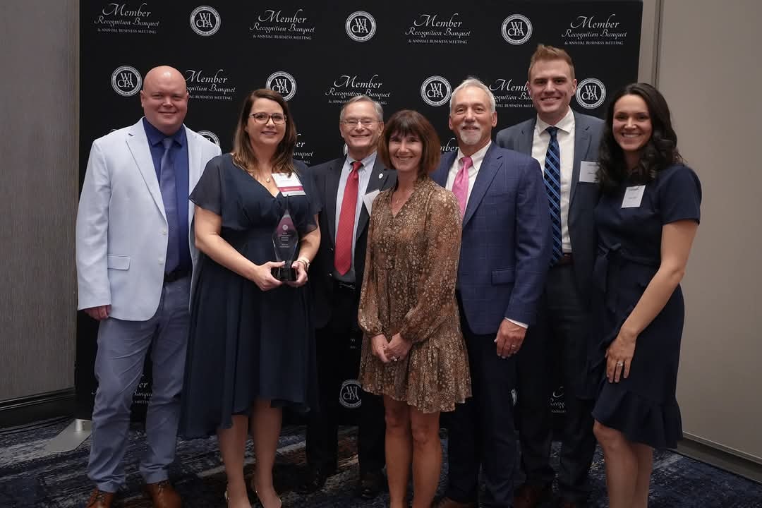Holly with colleagues at the WICPA Member Recognition Banquet